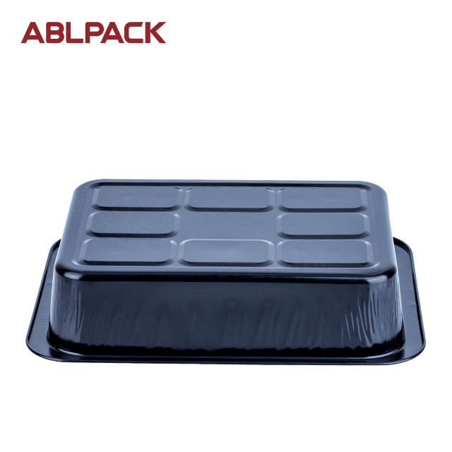 China China High Quality Aluminum Trays For Food Factories – Disposable aluminum  foil containers with lids – ABL Baking Manufacturer and Supplier