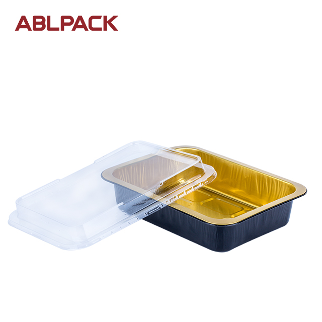 China ABLPACK 1200 ML/42.9 OZ 9*8 aluminum foil takeaway food tray