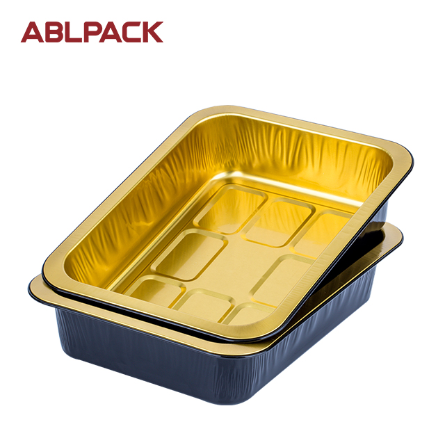 China Disposable aluminum foil containers with lids Manufacturer