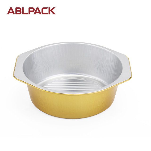 ABLPACK 1458ML/ 49 OZ  Round shape aluminum foil baking cups with PET lid Featured Image