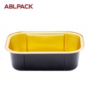ABLPACK 168 ML/ 5.6 OZ  aluminum foil baking tray with high pet lid