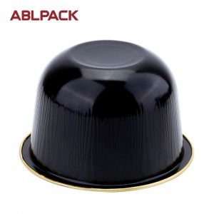 ABLPACK 170 ML/ 5.7 OZ colored aluminum foil baking cups with diamond lid
