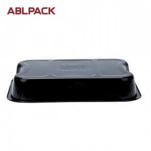 ABLPACK 2080 ML/74.3 OZ 13*11 aluminum foil takeaway food container with PET lid