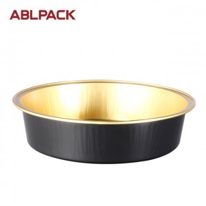 ABLPACK 215 ML/ 7.2 OZ middle size aluminum foil baking cups with PET lid