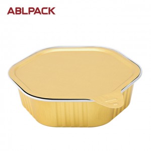 ABLPACK 330 ML/  11 OZ aluminum foil PET food container with sealing lids