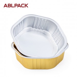 ABLPACK 330 ML/  11 OZ aluminum foil PET food container with sealing lids