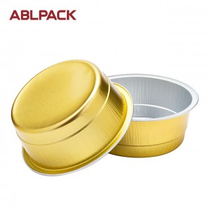 ABLPACK 458 ML/ 16 OZ aluminum foil food cups with sealable aluminum foil lids