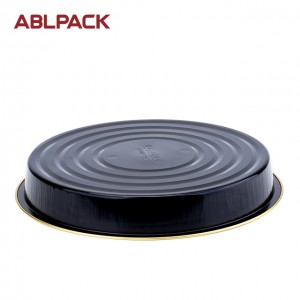 ABLPACK 580 ML/19.3 OZ  aluminum foil round baking pan with PET lid