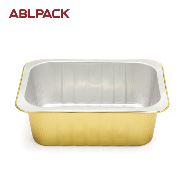 ABLPACK 1800ML/ 62 OZ  Rectangular shpae aluminum food container with PET lid
