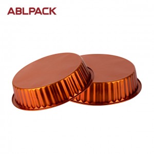 ABLPACK 2000ML/ 66.66OZ  Round shape aluminum foil containers with PET lid