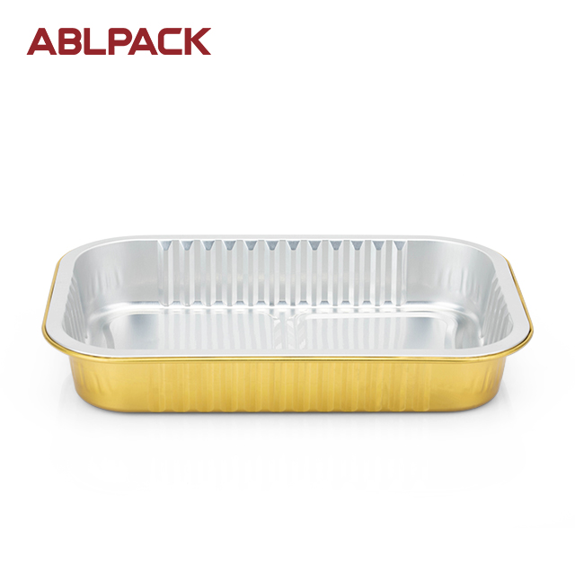 ABLPACK 520ML/17.6OZ Rectangular shape aluminum foil baking pans with PET lid Featured Image