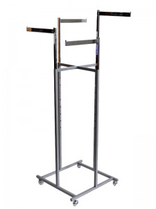 Chinese wholesale 5 Tier Metal Shelf - Garment Rack For Retail Stores – Accurate