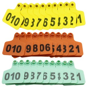 Large Cattle Ear Tags 7560, Numbered Ear Tags | Accory