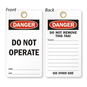 Lockout Tags & Safety Tags | Accory
