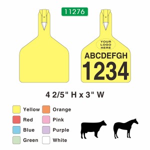 Wholesale One-Piece Cow Ear Tags, Z Tags 11276, Accory Manufacturer and  Supplier