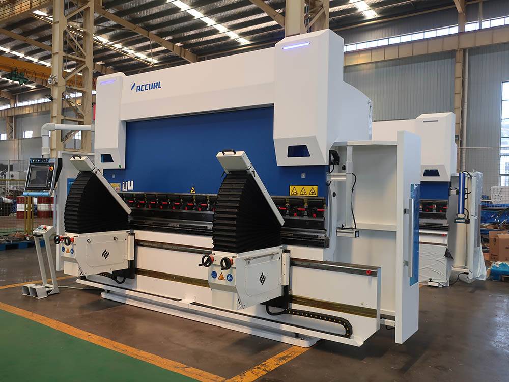 China OEM Automated Press Brake - ACCURL 6 Axis CNC Press Brake EURO PRO B 32110 with 3D Graphical DELEM DA66T CNC System – Accurl detail pictures