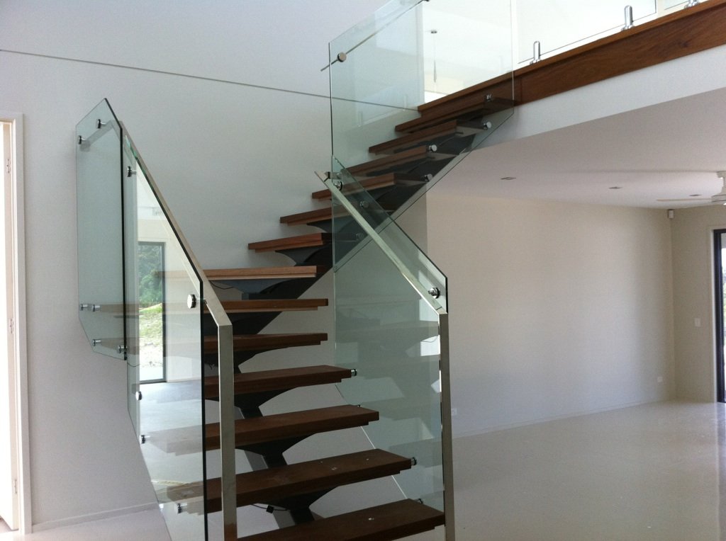 Glass Stairs with Glass Railing (3)