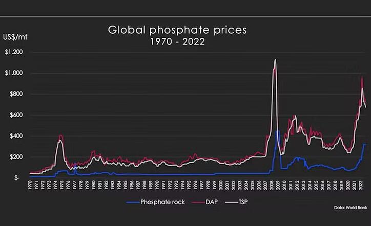 Dostawy fosforu są coraz bardziej zakłócone – lunatykując wkraczamy w światowy kryzys żywnościowy