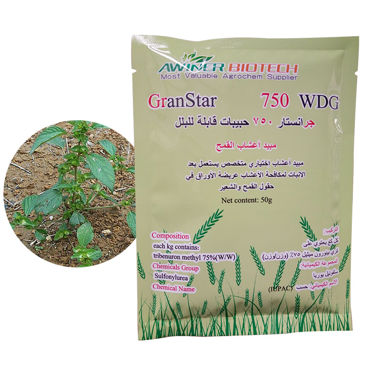 Manufacturer of Chlorothalonil 40% SC - Herbisitler herbicides farm pesticide for corn wheat rice remove weeds Tribenuron-methyl 75%WDG – Awiner Biotech