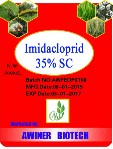 Manufacturer of Imidacloprid 20% SL - Public Health pest control-Imidacloprid 35% SC CAS138261-41-3 – Awiner Biotech