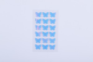 Disainer Värviline Blue Butterfly hüdrokolloidne akneplaaster