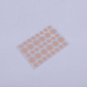 1 kpl/28 pisteen pyöreä värinen hydrokolloidinen aknelaastari kasvojen ihonhoitotyökalu iho-ongelmien ratkaisemiseen.