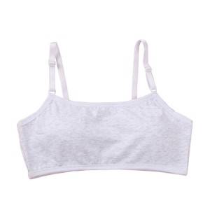 Beautiful and comfort fit Young Girls  Organic  Cotton Bra Puberty Teenage Breathable Underwear Crop Sports Training Bras 8-16Years