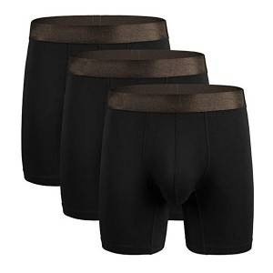 Men's Kinetic Long Leg Performance Boxers ชุดชั้นในบุรุษ UPF 50+ เพื่อปกป้องชุดชั้นในระบายความร้อนระบายความชื้น