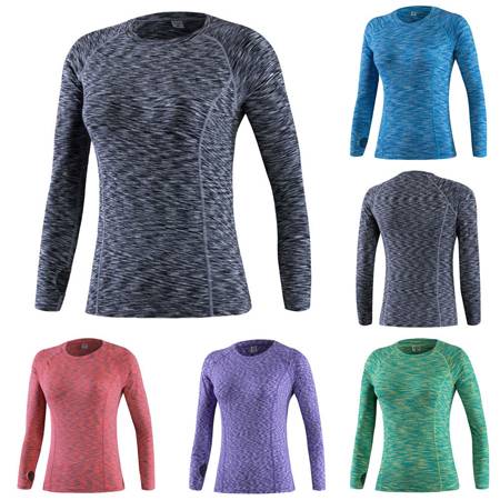 Wholesale Global Recycled Standard Underwear Factories - Womens Theraml Active Base Layer Women Compression Sports Tops for Ski Running Hiking Cycling COMPRESSION FIT Top Ski Warm Winter T Shirt  ...