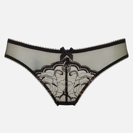 China Custom Sports Bra Sets Company - Mesh Bikini Sexy Transparent Ladies Underwear Lace workout Underwear Panties – Toptex