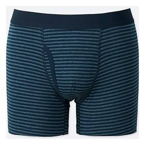 Boxer Gay Underwear საუკეთესო საცვლები გრძელი საცვლები Fashion Yarn Dye Stripe მამაკაცის საცვლები