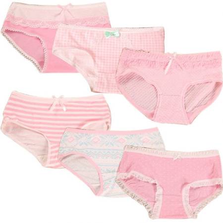 Factory directly Boy Child Underwear - Organic Girls’ Toddler Kid Cute 6 Packs Best solid  Organic Cotton underwear Top Choice for Covered Elastic Girls’ Hipster Multipack – Toptex