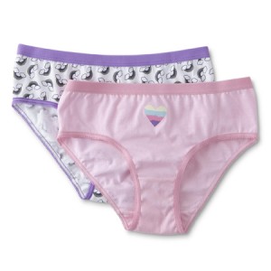 High-quality Organic  cotton Girls’ Cotton Brief Underwear cute hipster underwear  pinch free breathable Classic fit