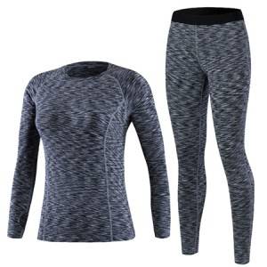 Factory Price For Ultra-Thin Comfort Underwear - Women’s Compression  Stretch Longsleeve Sportwear Winter Thermal Underwear Sets  Functional Base Layer Top & Leggings Underwear Set – Toptex