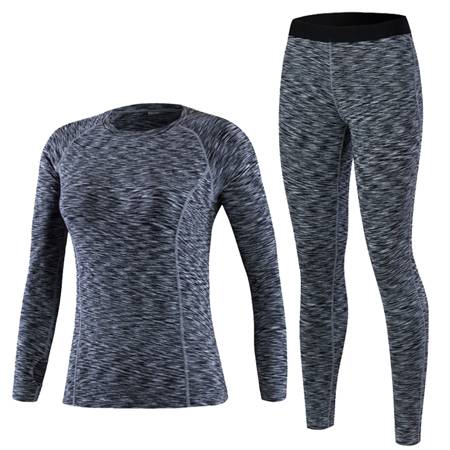 Factory wholesale Natural Antimicrobial Underwear - Women’s Compression  Stretch Longsleeve Sportwear Winter Thermal Underwear Sets  Functional Base Layer Top & Leggings Underwear Set – ...