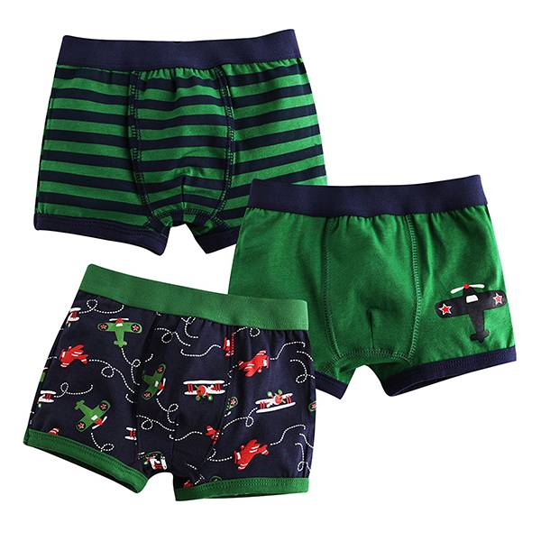 Wholesale Boys Briefs Kids Underwear Companies - Army Green Boxer Comfortable and stylish Fashion Underwear Boy Print Boxer Super soft Shorts – Toptex
