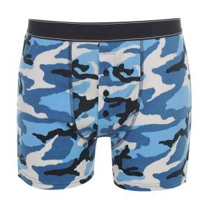 Men’s Second Skin Trunk Fashion Printing breathability and barely-there fit compression boxer shorts