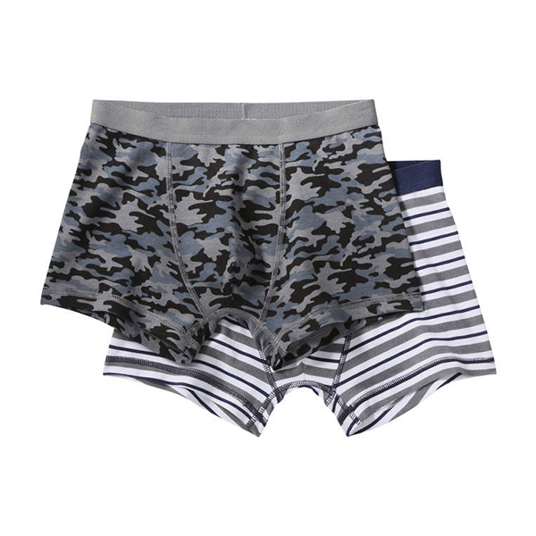 China Boys Briefs Kids Underwear Manufacturers - Best camouflag Comfortable Underwear Eco-Friendly Boxer Briefs Boys’2-Piece Boxer Briefs Anti-Bacterial Shorts – Toptex