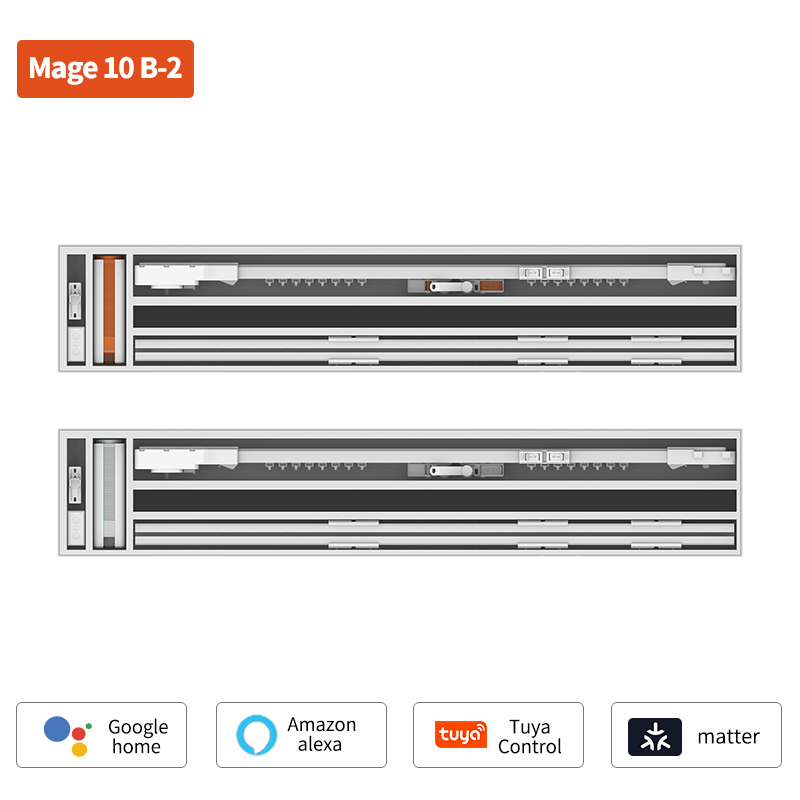 MAGE 10 B-2 Smart Curtain Pack with 2 meters curtain track Featured Image