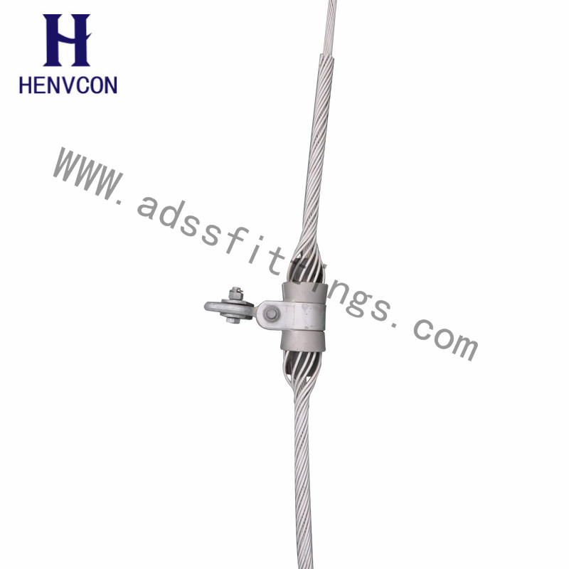 Single /Double  Suspension Clamp for OPGW/ADSS Optic Fiber Cable Apply for Tower or Pole Featured Image