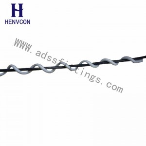 Trending Products Adss Cable Fitting Fasten Clamp - Spiral Vibration Damper For Helical Accessories – Henvcon