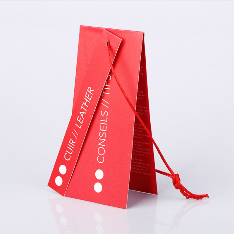 free mock up custom print luxury Hangtag private label tags
