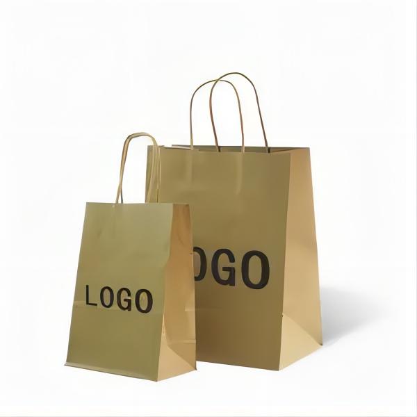 What are the characteristics of commonly used kraft paper bags?