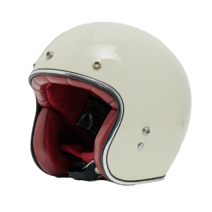 OPEN FACE HELMET (3/4 Motorcycle Helmets) A500 CREAM