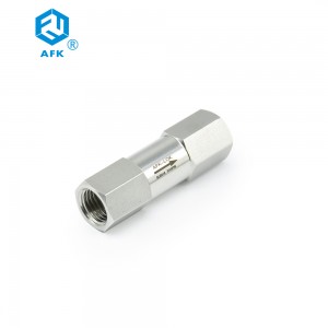1/8in 1/4in 3/8in 1/2in Industrial High Pressure Stainless Steel Gas Non Return Check Valve
