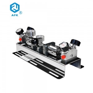 AFK WL300 Semi Automatic Switching System Stainless Steel 316 High Pressure Nitrogen/Oxygen/Argon Pressure Regulator