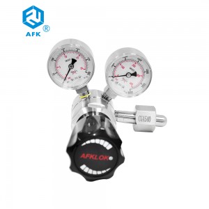 China Wholesale Oxygen Pressure Regulator Factories -  AFK 300 Bar Regulator Stainless Steel Single Stage Pressure Reducer – Wofly
