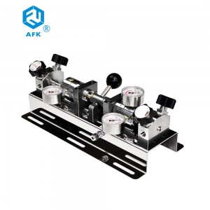 AFK WL300 Semi Automatic Switching System Stainless Steel 316 High Pressure Nitrogen/Oxygen/Argon Pressure Regulator