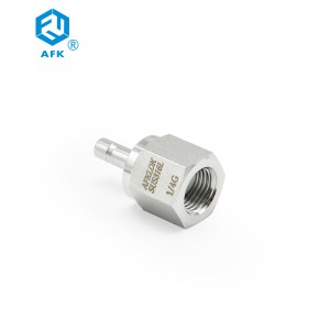 Female Adaptor 3000psi SS316L 6mm OD Welded x 1/4G Female Threaded Reducing Adapter for Specialty Gases Laboratory