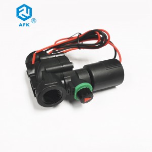 AFK 050D 10bar Nylon Irrigation Solenoid Water Valve DC Latching Normally Closed1/2inch BSP